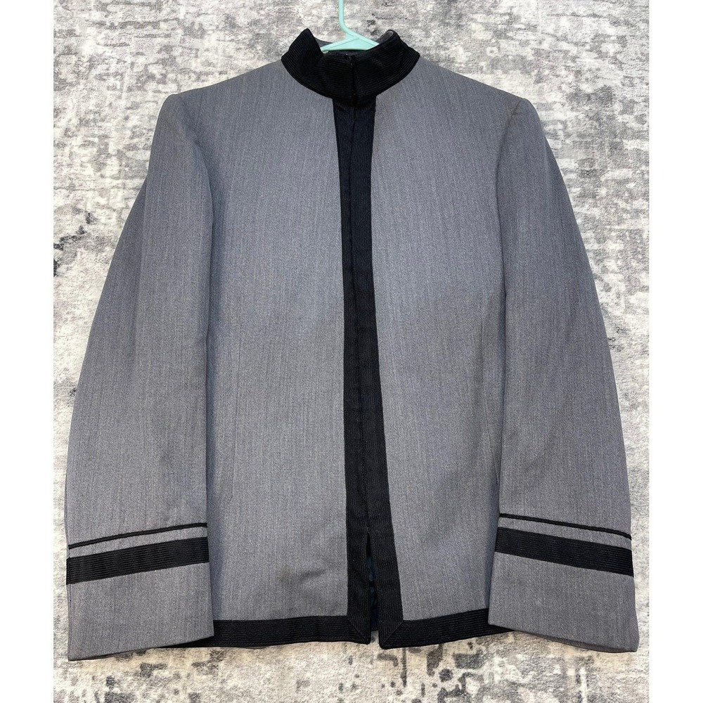 Vtg West Point Military Academy Mens 38 Cadet Jacket Gray Wool Uniform 151A